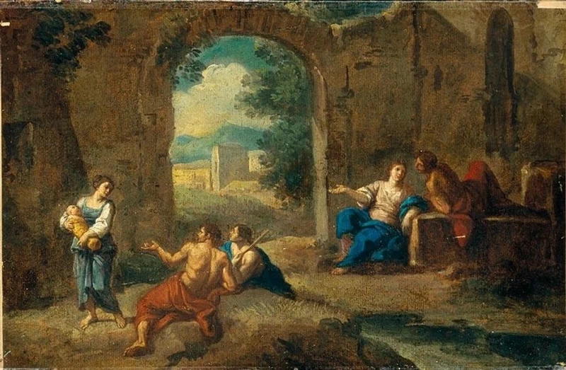 Figure in un paesaggio